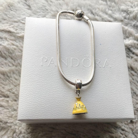 Belle Dress Pandora Belle Bracelet Enchanted Rose Beauty And The